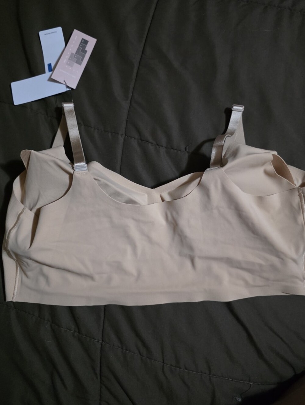 Calvin Klein Women's Invisibles Comfort Lightly Lined Seamless Wireless XL. - Picture 6 of 9